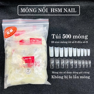 Móng tip HSM ( có gờ ) - móng nối HSM đủ size