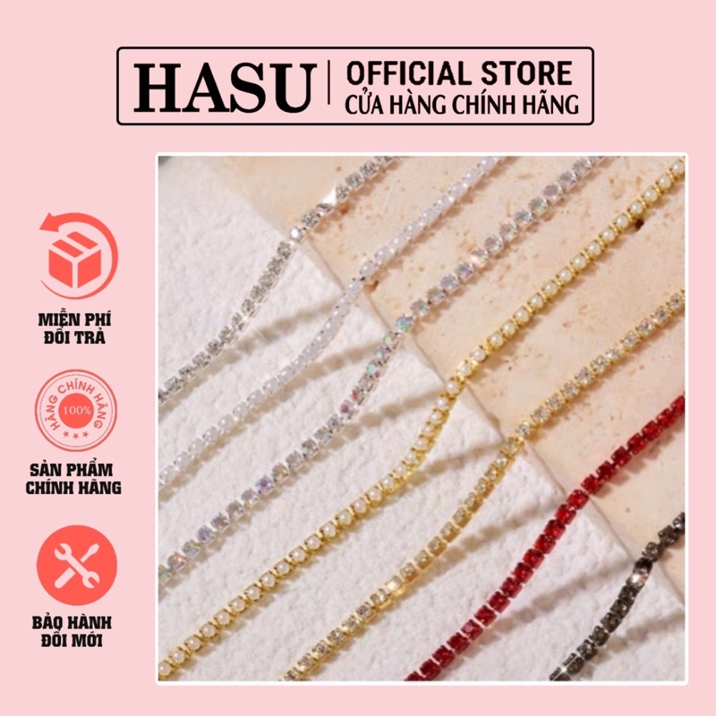 ( SALE GIÁ SỐC ) Dây xích đá - dây đá viền trang trí móng - Dấy đá đính móng, trang trí nail xinh