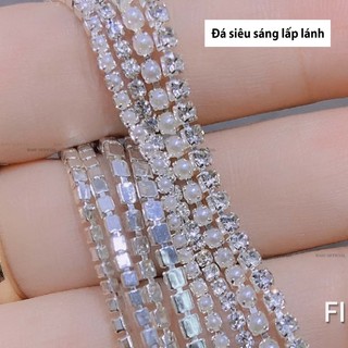 ( SALE GIÁ SỐC ) Dây xích đá - dây đá viền trang trí móng - Dấy đá đính móng, trang trí nail xinh