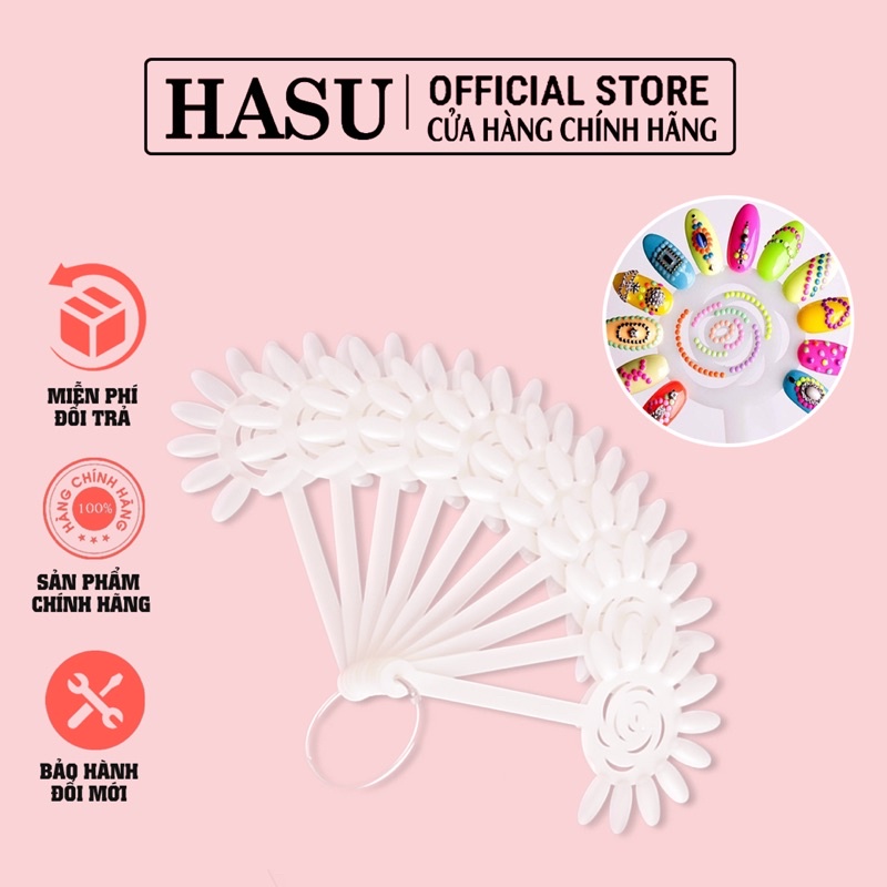 Set móng quạt làm mẫu màu sơn - set móng hình quạt 10 vĩ