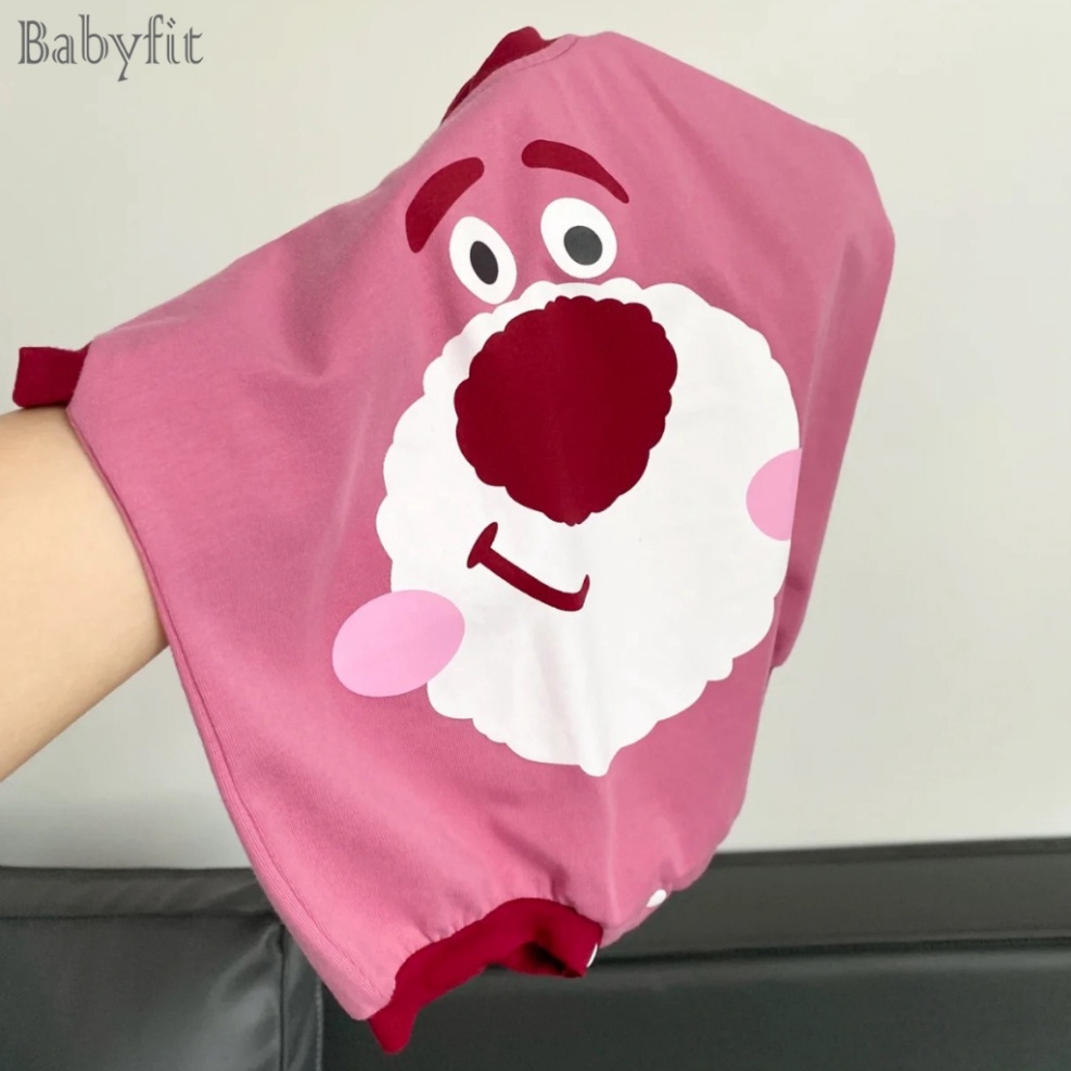 Bodysuit cho bé trai, bodysuit cho bé gái hình gấu dâu cực hot - BD08