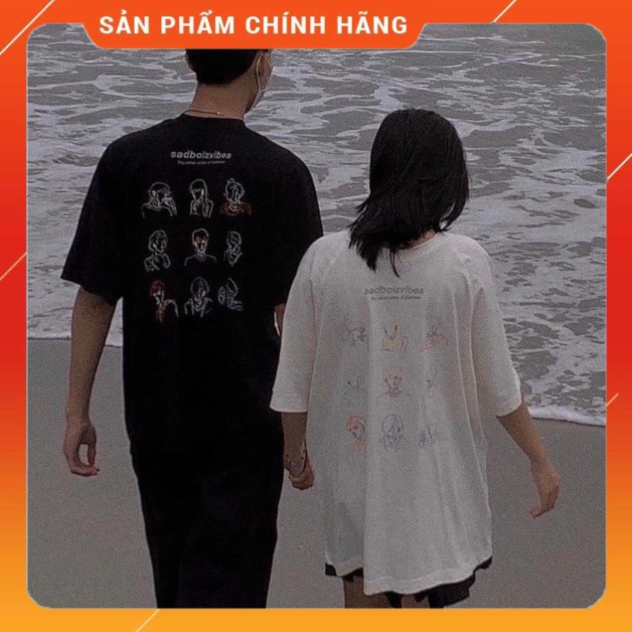 Áo thun unisex sadboiz sadboizvibes toss tee áo thun tay lỡ nam nữ sadboiz toos hình thêu full tag freeship unisex