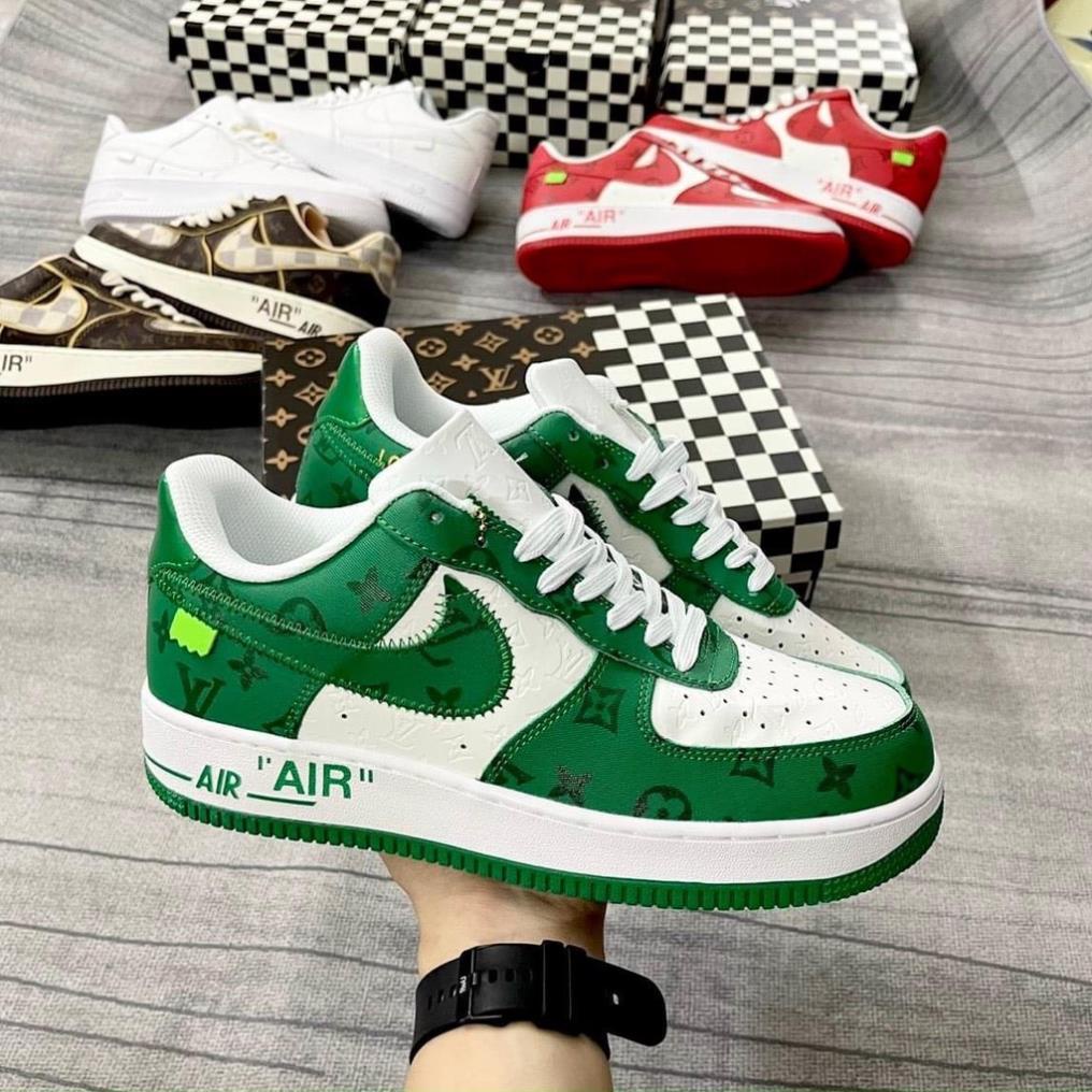 Giày Thể Thao AF1 LV, Giầy Sneaker Air Force 1 Low LV Bản Da Cao Cấp Hót Trend 2022 Full Box Bill!Lays
