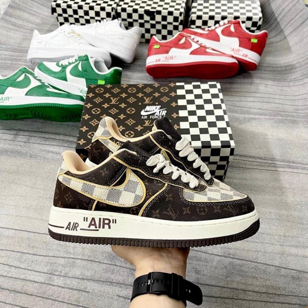 Giày Thể Thao AF1 LV, Giầy Sneaker Air Force 1 Low LV Bản Da Cao Cấp Hót Trend 2022 Full Box Bill!Lays