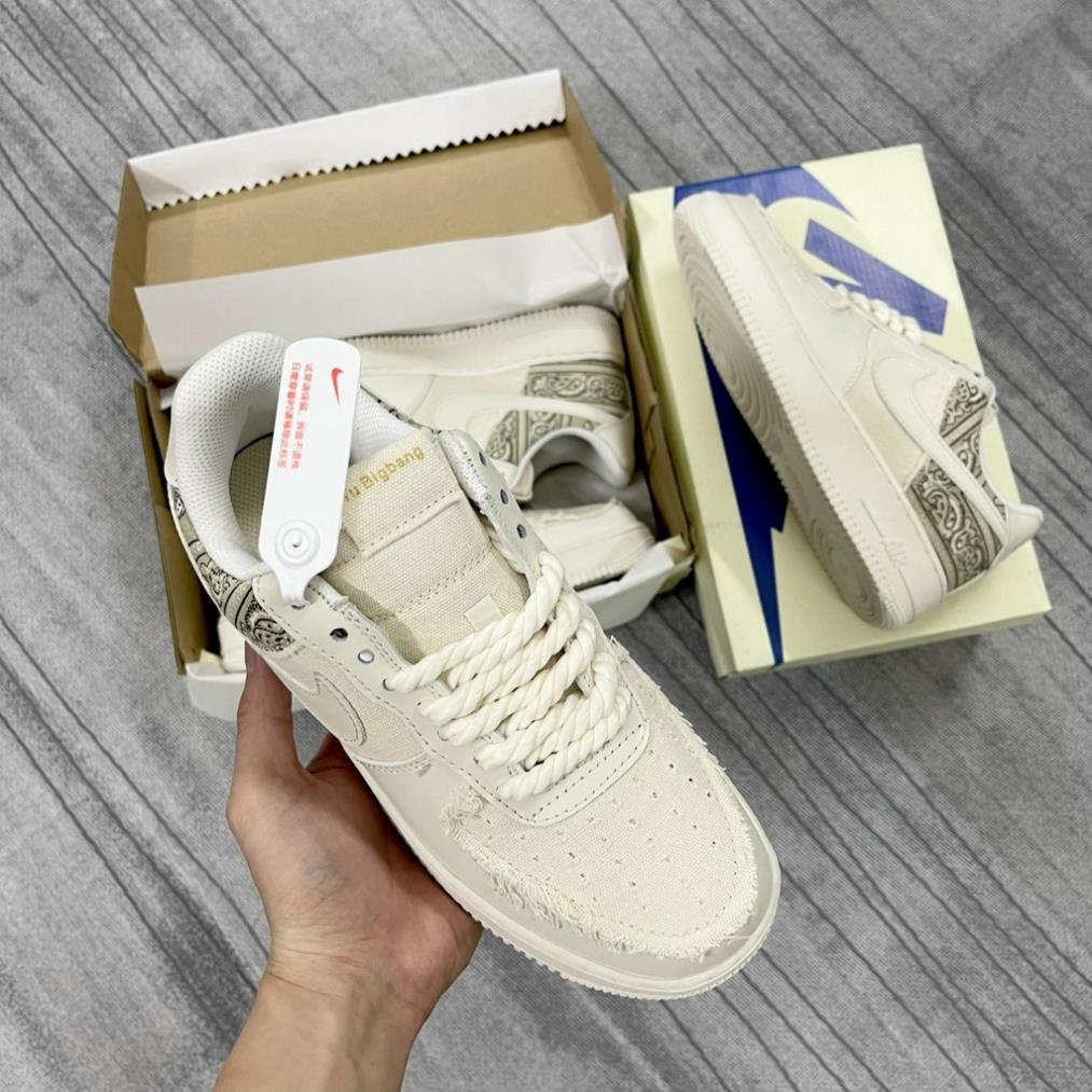 Giày Air AF1 force 1 dây thừng, Giày thể thao AF1 thổ cẩm phối đồ nam nữ siêu hot trend mẫu mới 2022 Full box bill + dây