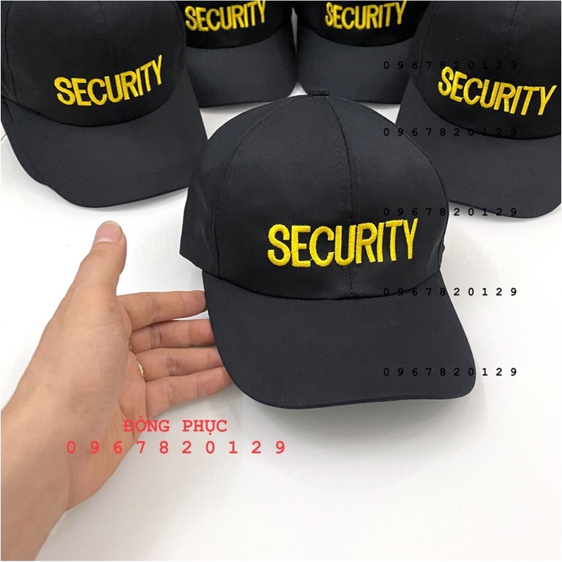 NÓN ĐỒNG PHỤC BẢO VỆ - VỆ SĨ THÊU SECURITY