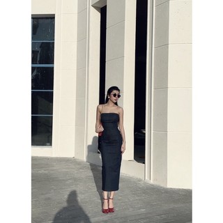 Đầm Jean Ống Maxi Viibodysuit