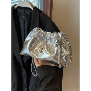 Túi nữ y2k millennium bag ladies 2023 new high-end shoulder bag summer chain bag fashion bucket bag messenger bag