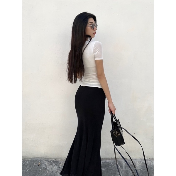 Chân Váy Dài và Áo siêu sexy  Viibodysuit