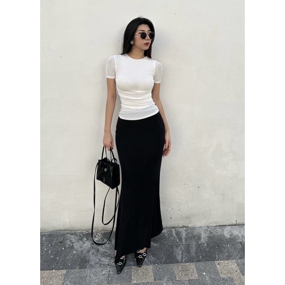 Chân Váy Dài và Áo siêu sexy  Viibodysuit