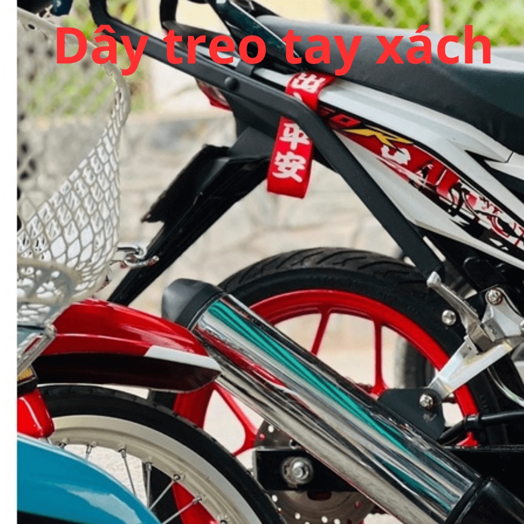 Dây móc kéo cho xe hơi xe máy xe đạp trang trí xe các mẫu hót nhất hiện nay màu sắc đa dạng hàng dày dặn 2 mặt đều in