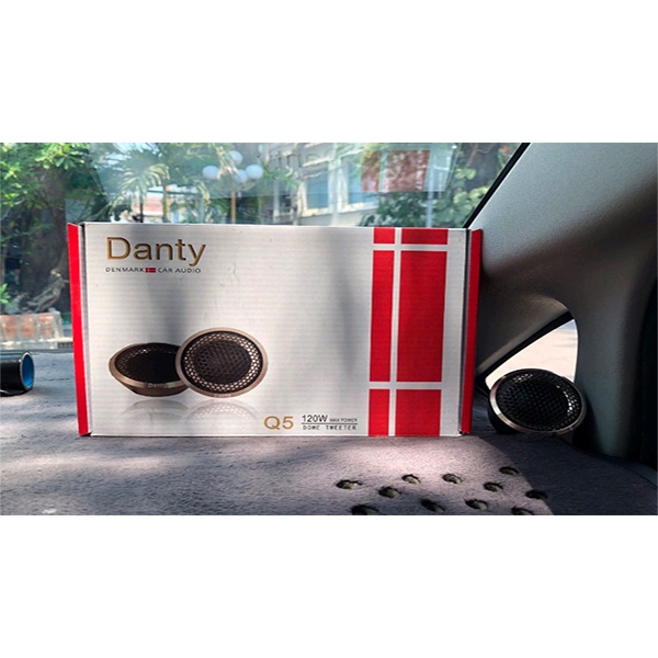 Cặp 2 loa treble Danty Q5 kèm phân tầng và đế nón cao âm sắc bén