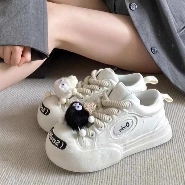 Thời trang dễ thương đế dày giản dị giày thể thao