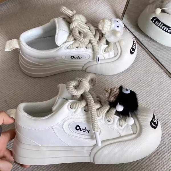 Thời trang dễ thương đế dày giản dị giày thể thao