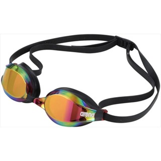 Kính bơi ARENA AGL-370M [Q-CHAKU2] Racing (Tròng kính gương, Chống sương mù Linon, Được FINA phê duyệt),Chống UV.