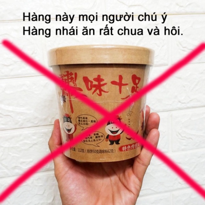 Miến cay Trùng Khánh NẮP ĐỎ hũ siêu to kèm đủ 8 gói vị thơm ngon hũ lớn 280g