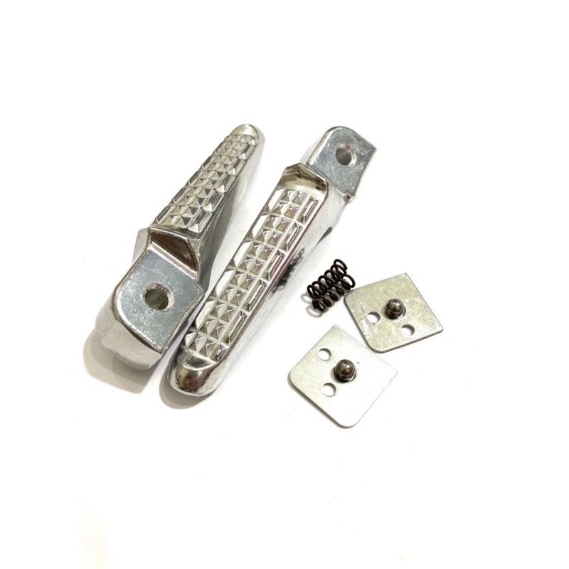 Gác Chân Nhôm Titan và Inox Gắn Xe máy