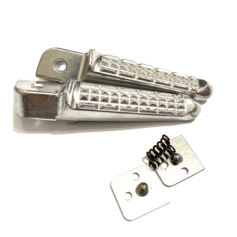 Gác Chân Nhôm Titan và Inox Gắn Xe máy