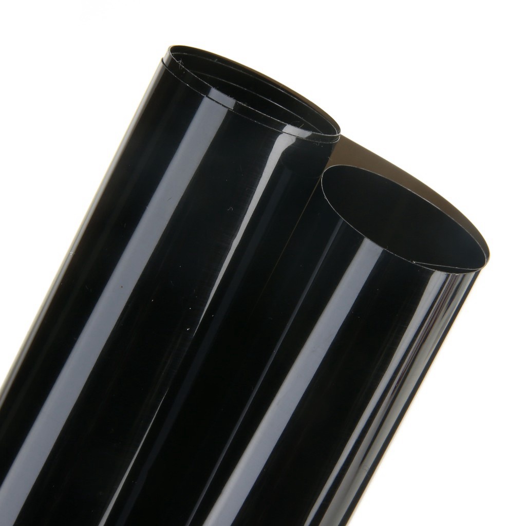 1 Cuộn Phim Vinyl Màu Đen Dán Kính Cửa Sổ Xe Hơi Chống Tia UV / Trầy Xước 100x50cm