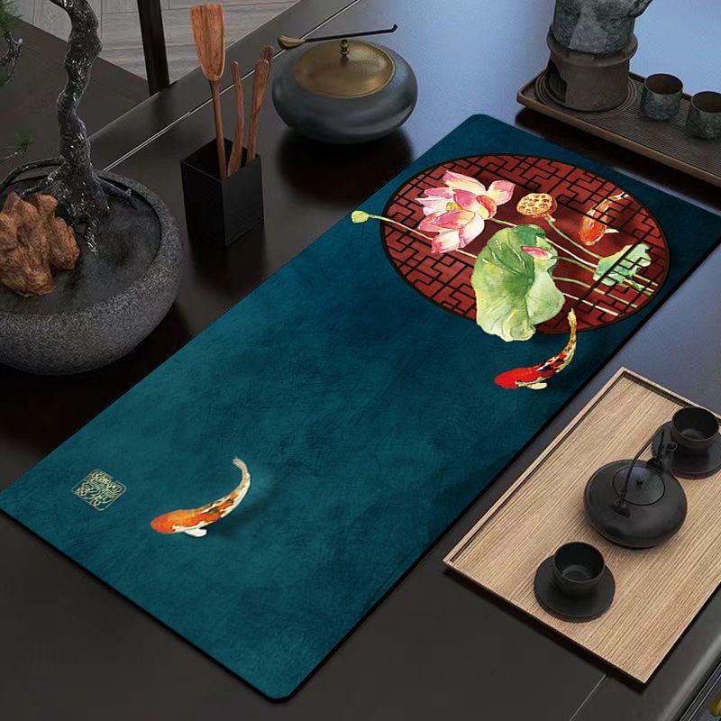 Cup coaster mới của trung quốc thấm trà khăn trà khăn trải bàn vải trà tách trà bàn trà thảm cờ cách nhiệt thảm trà dài