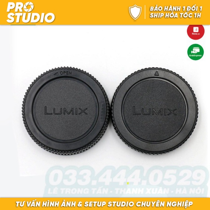 Nắp Cáp che máy ảnh Panasonic Lumix (1 bộ gồm nắp body và nắp sau lens) - PRO.Studio &amp; Decor Hà Nội