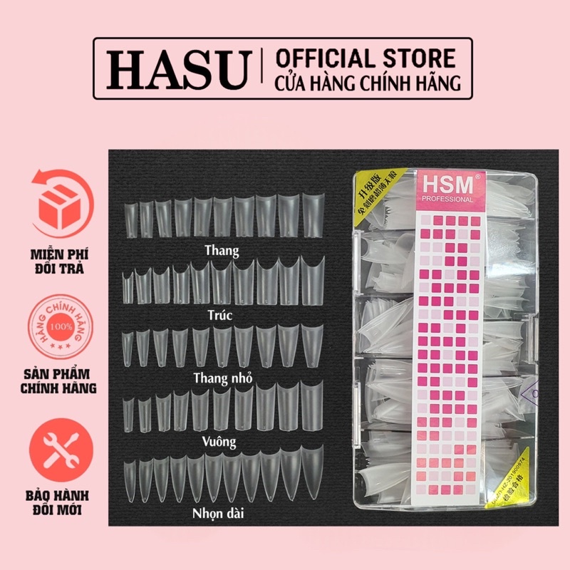 Móng tip HSM - móng nối HSM chuẩn form