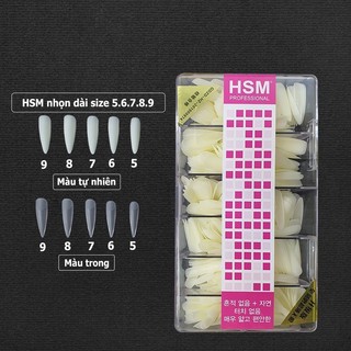 Móng up HSM lẻ size 5-6-7-8-9 . Móng HSM lẻ size nhỏ hộp 500 móng - Móng lẻ size nhỏ thay thế dành cho các chị em