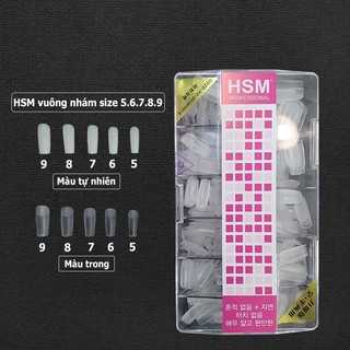 Móng up HSM lẻ size 5-6-7-8-9 . Móng HSM lẻ size nhỏ hộp 500 móng - Móng lẻ size nhỏ thay thế dành cho các chị em