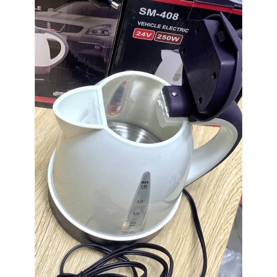 Ấm Siêu Tốc 24V Cho Ô Tô - Xe Tải - Xe Khách