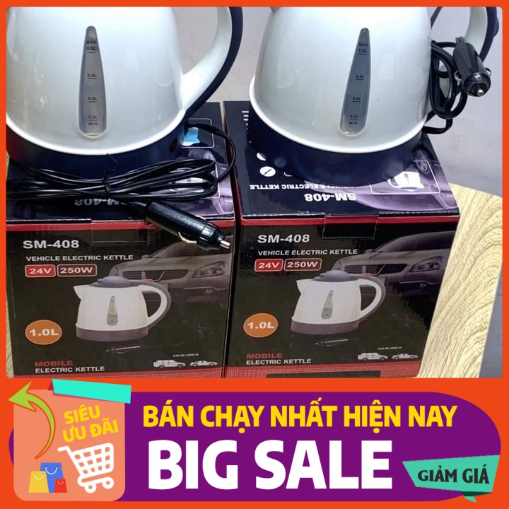 Ấm Siêu Tốc 24V Cho Ô Tô - Xe Tải - Xe Khách