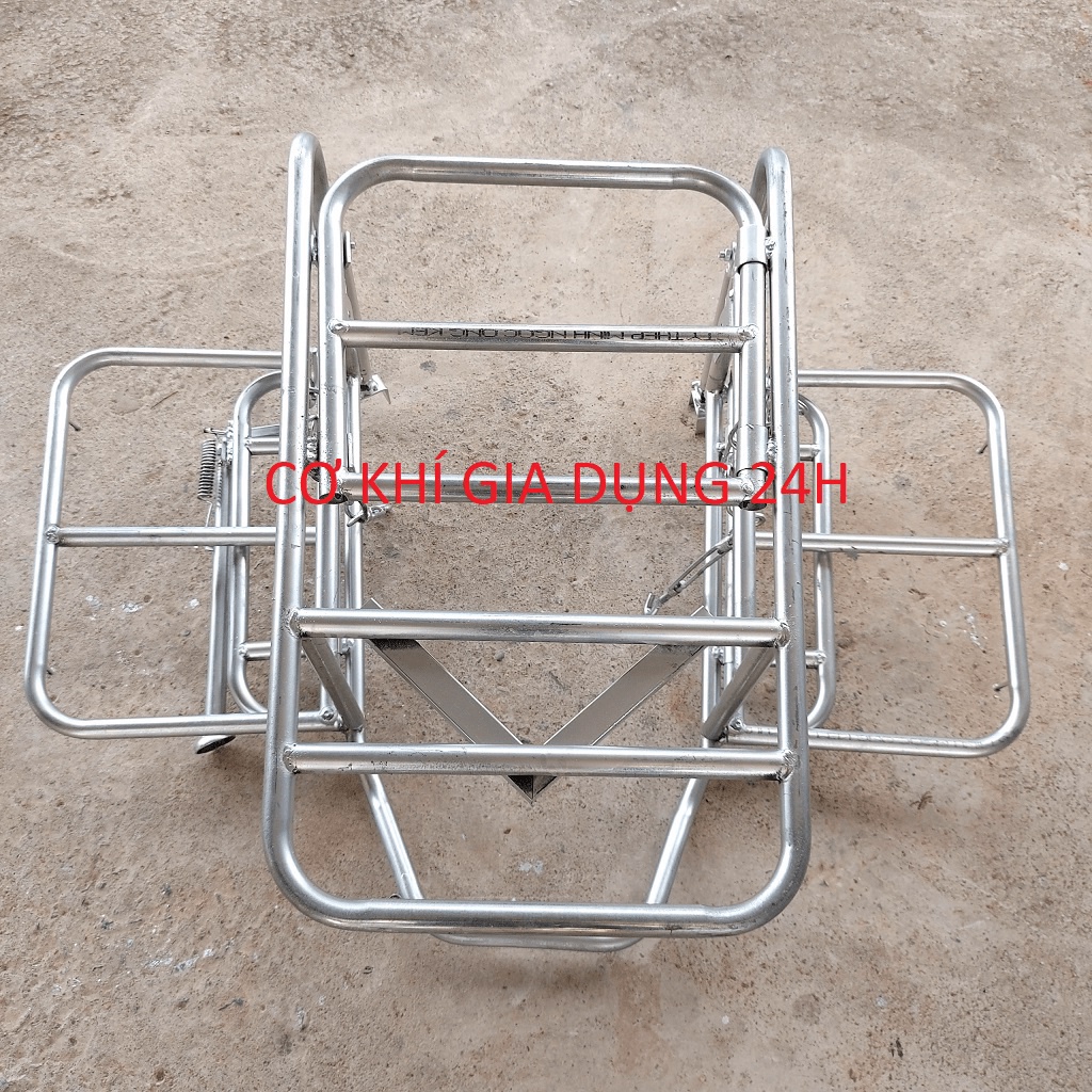 Giá chở hàng xe máy, baga chở hàng xe máy đa năng, kệ chở hàng xe máy ống tuýp D21 siêu bền