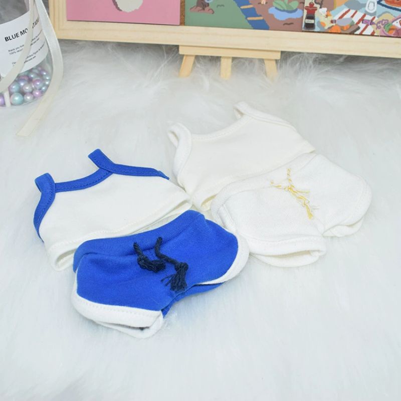 Set đồ thể thao hai dây cho doll 20cm