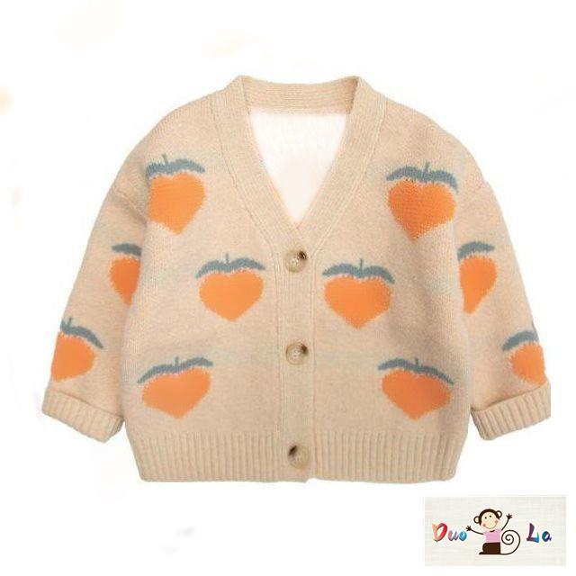 Hàng Mới Về Áo Khoác Sweater Dệt Kim Dày Dặn Thời Trang Thu Đông 2023 Cho Bé Gái