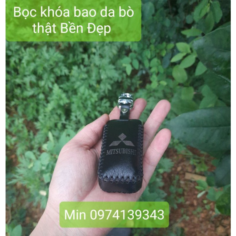 Bọc cần số + Phanh tay Xe Mitsubishi xpander  bằng da thật