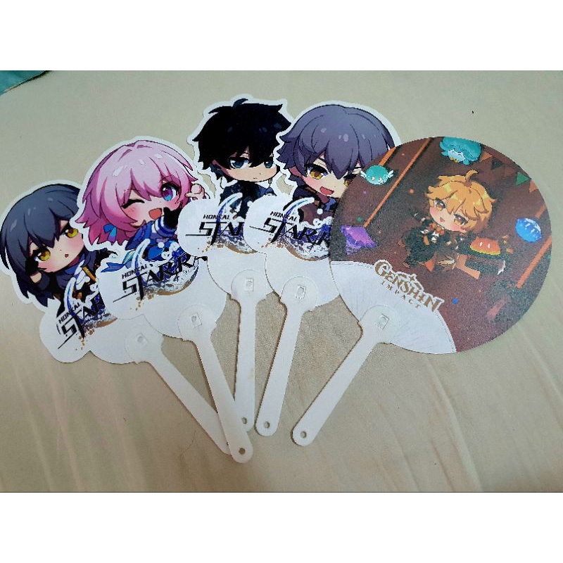 Hoyofest - Quạt Honkai Star Rail + Genshin