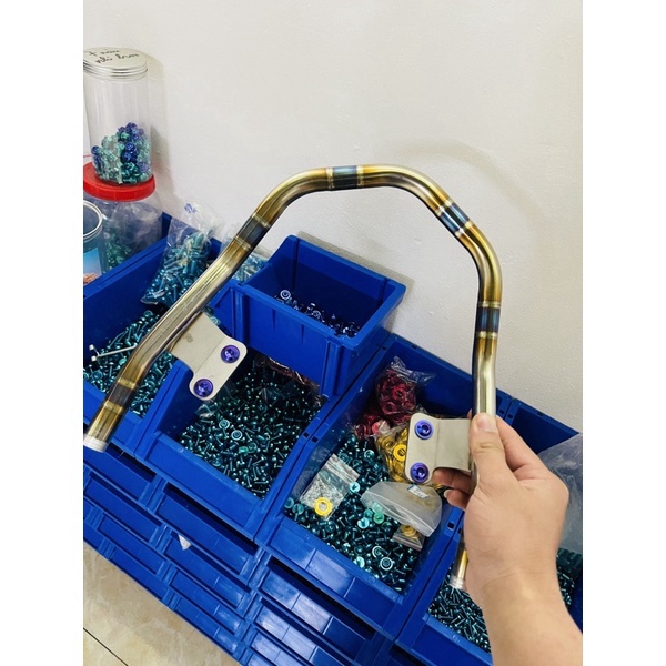 Tay Sách inox 304 Khò Titan Wave 50-100-110