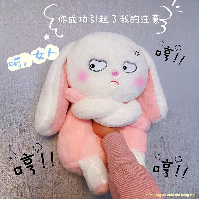 Kéo Thỏ Tức Giận Thỏ Sang Trọng Đồ Chơi Búp Bê Nam Nữ Quà Tặng Sinh Nhật Ngộ Nghĩnh Búp Bê Búp Bê Giáng Sinh