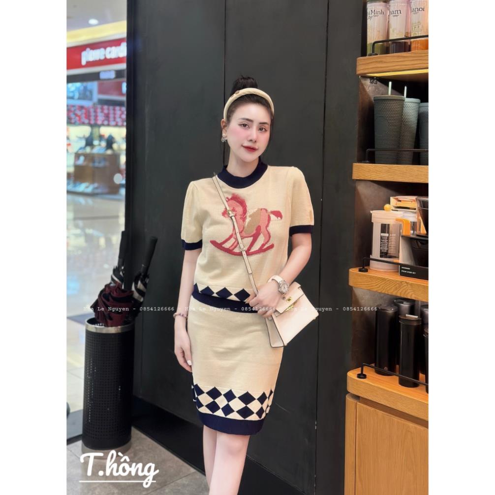 Khanhngoc SET LEN NGỰA HỒNG hàng đẹp xinh cho nữ