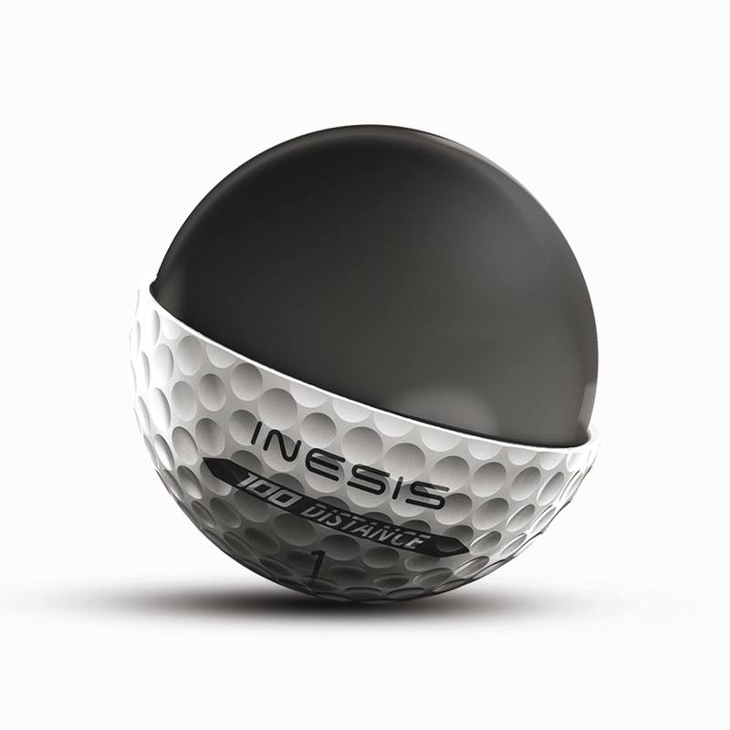 Bóng golf INESIS 100 x12 - Trắng INESIS mã 8334028