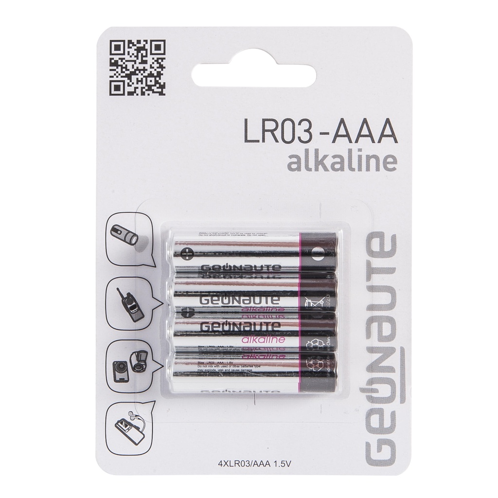 Bộ 4 pin LR03-AAA 1,5 V FORCLAZ mã 8289840