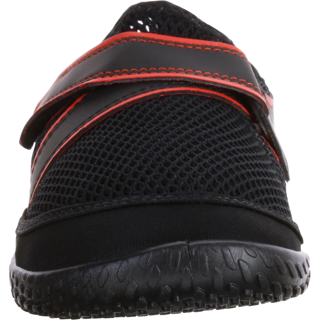 Giày lặn quai dán Aquashoe 500 cho người lớn - Đen/Đỏ SUBEA mã 8360412