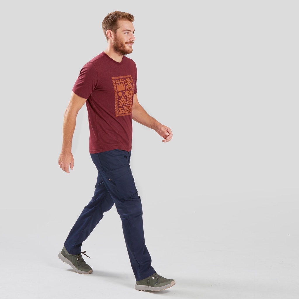 Quần dài đi bộ vùng đồng bằng NH100 cho nam QUECHUA mã 8553398