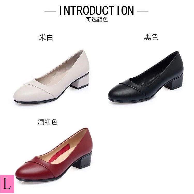 Giày Da Thật Đế Mềm Thoải Mái Thời Trang Xuân Thu Cho Nữ Trung Niên