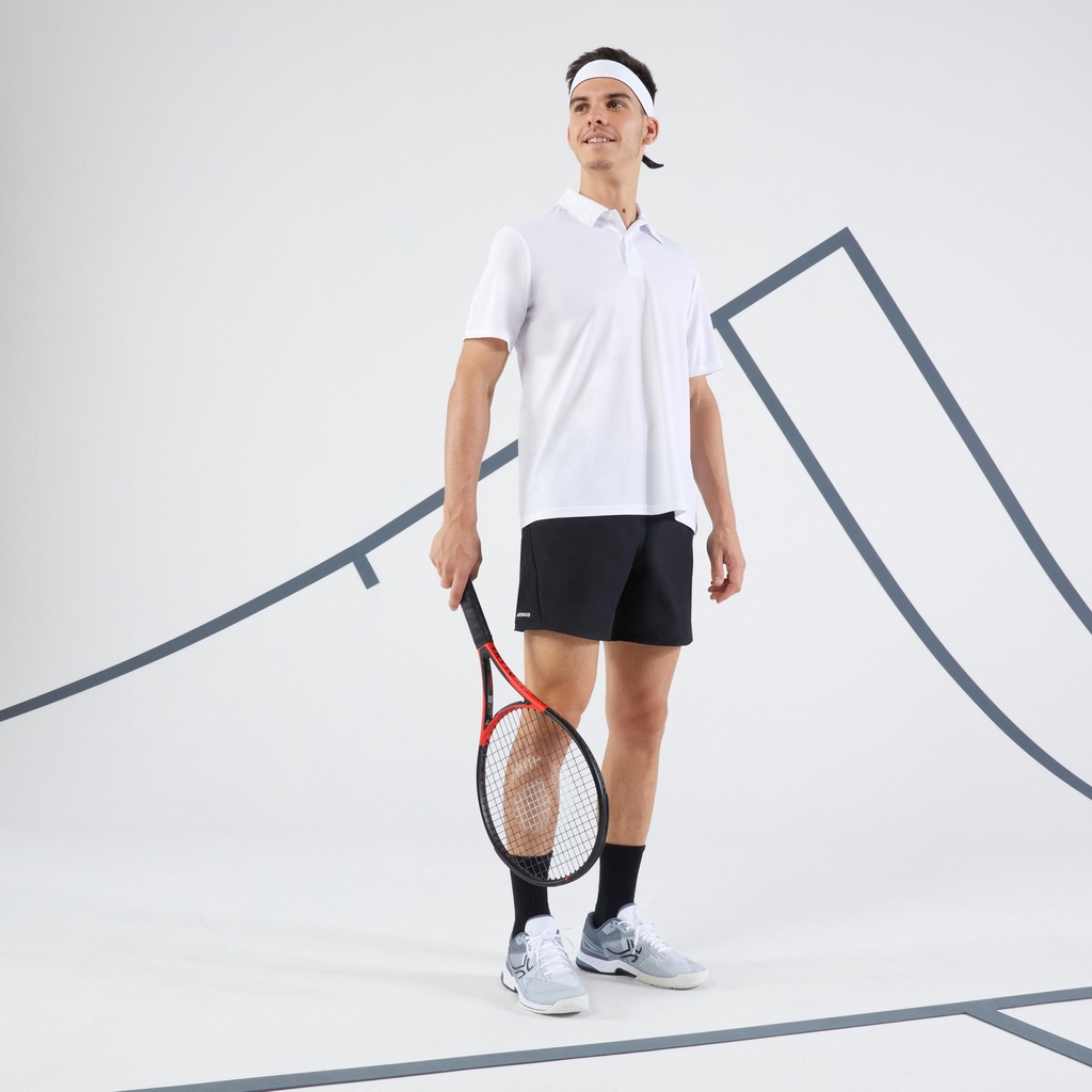 Quần short tennis Dry TSH 100 - Đen ARTENGO mã 962201