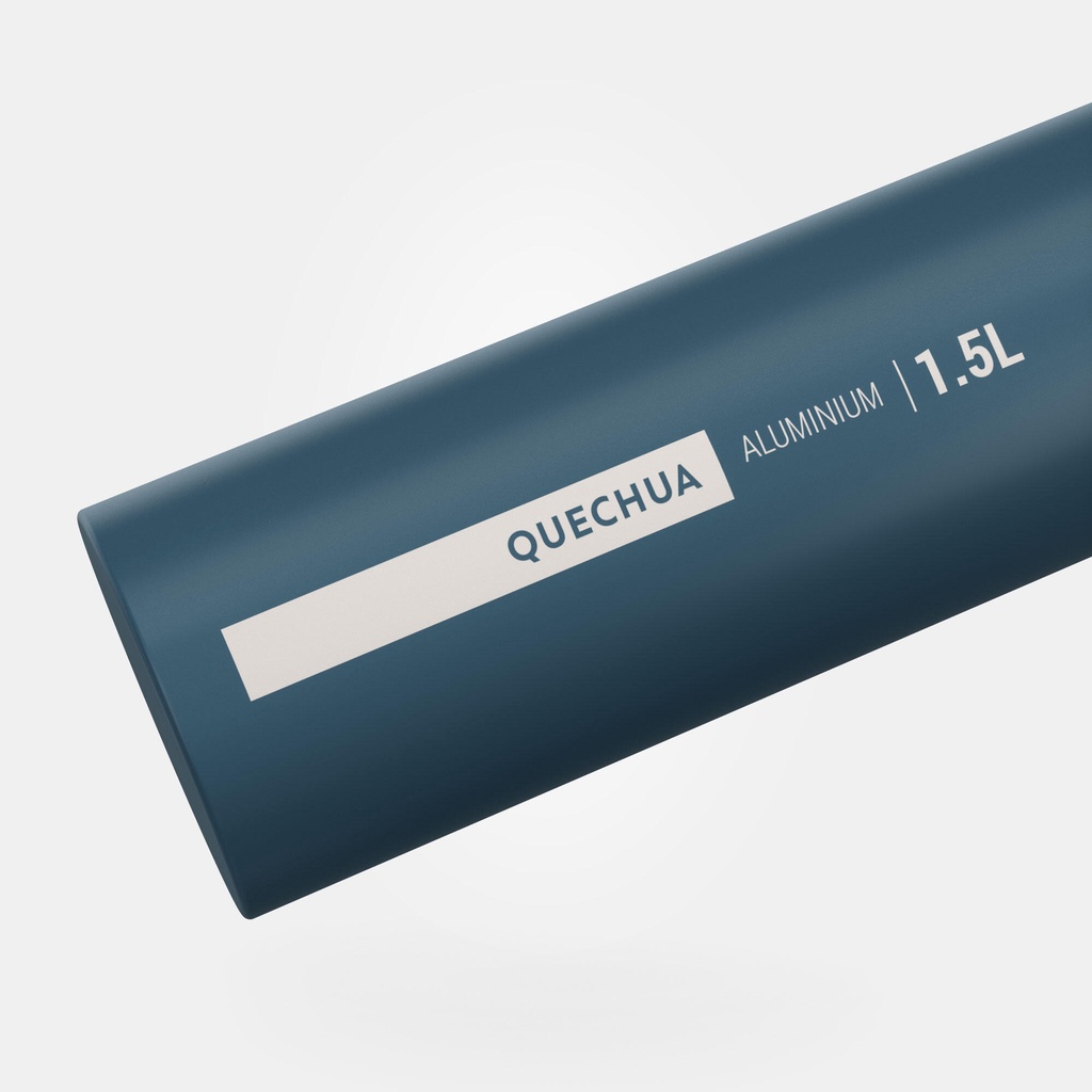 Bình nước nhôm mở nhanh MH500 1,5L - Xanh dương QUECHUA mã 8612527