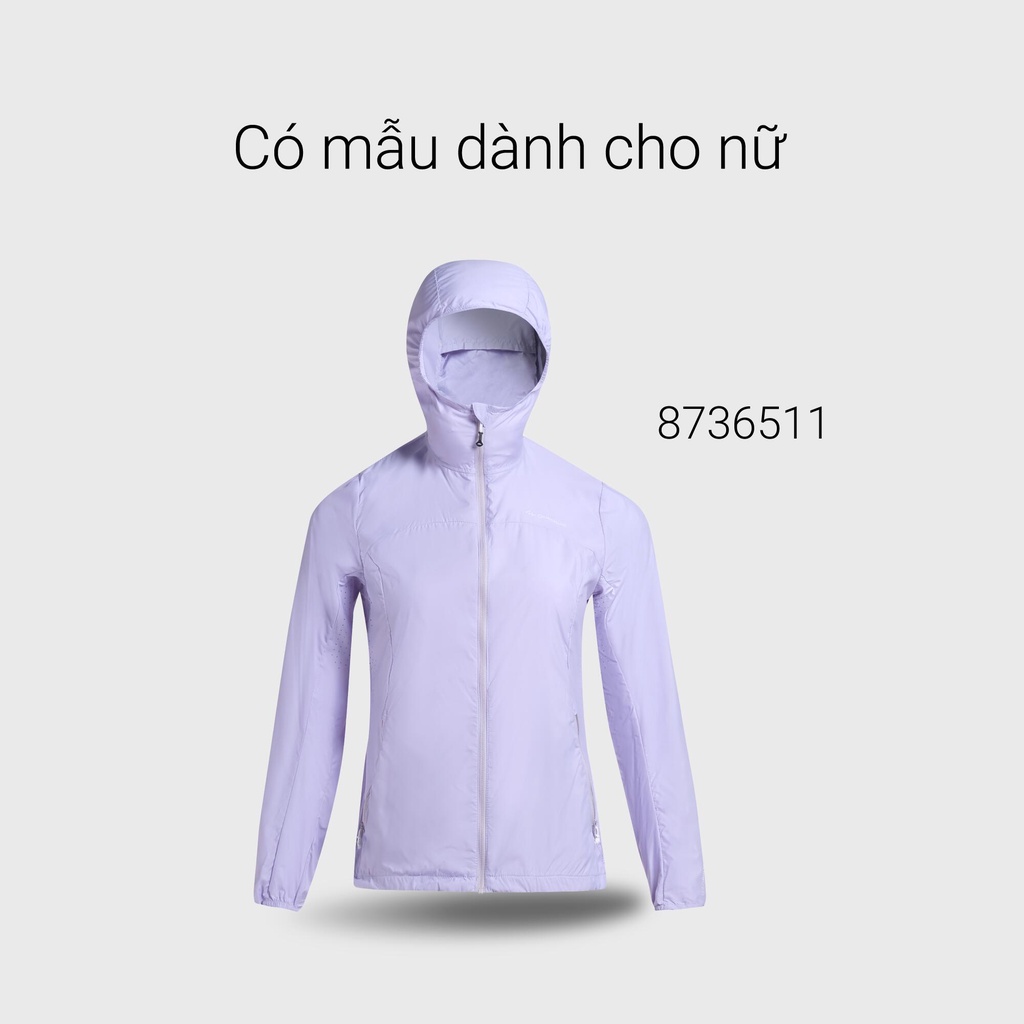 Áo khoác leo núi chống nắng Helium 500 cho nam - Xanh dương QUECHUA mã 8616851