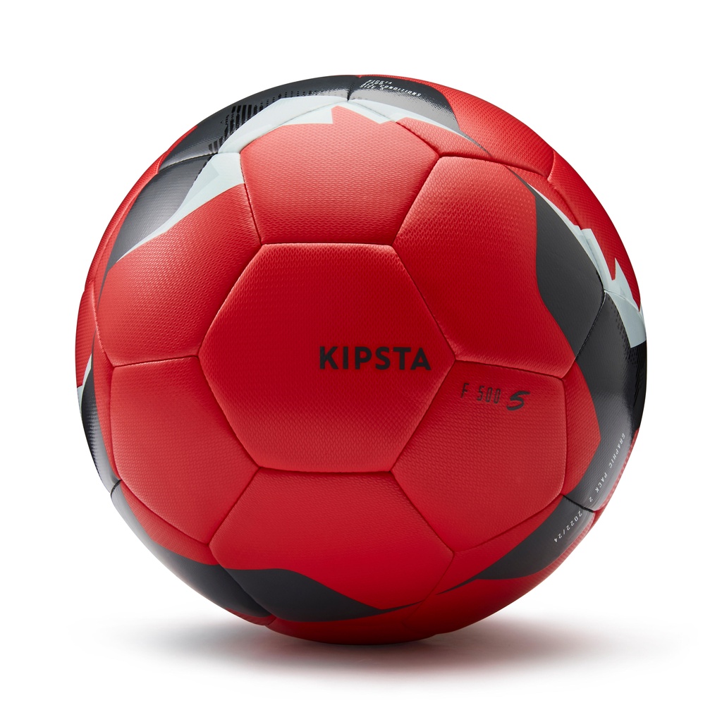 Quả bóng đá Hybrid tiêu chuẩn FIFA Basic F500 cỡ 5 - Đỏ KIPSTA mã 8619219