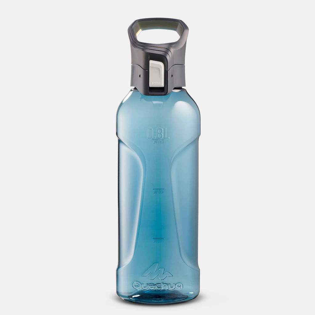 Bình nước nhựa tritan mở nhanh MH500 0,8L - Xanh dương QUECHUA mã 8640644