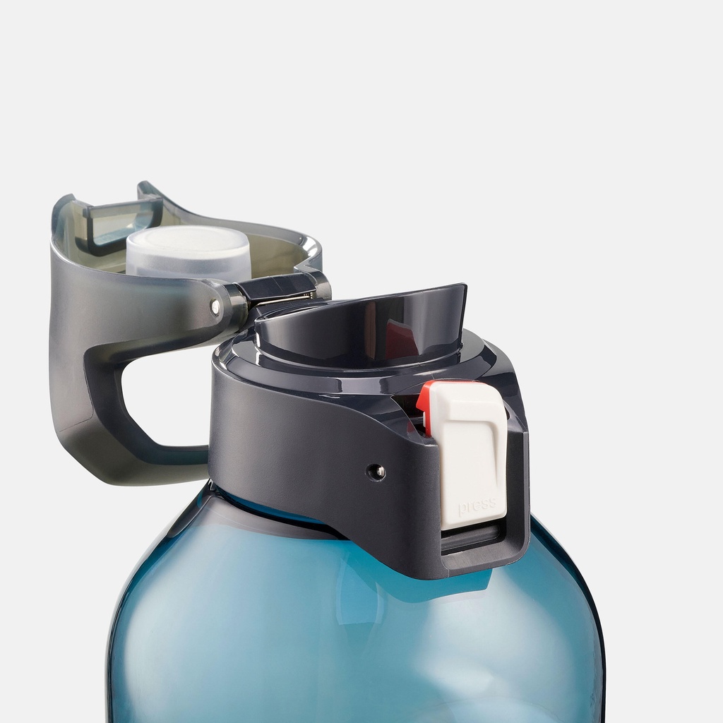 Bình nước nhựa tritan mở nhanh MH500 0,8L - Xanh dương QUECHUA mã 8640644