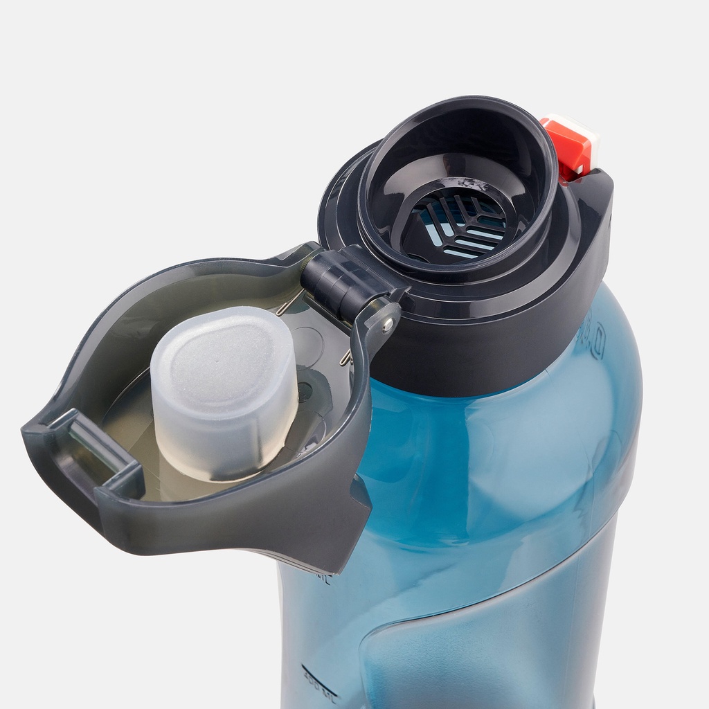 Bình nước nhựa tritan mở nhanh MH500 0,8L - Xanh dương QUECHUA mã 8640644